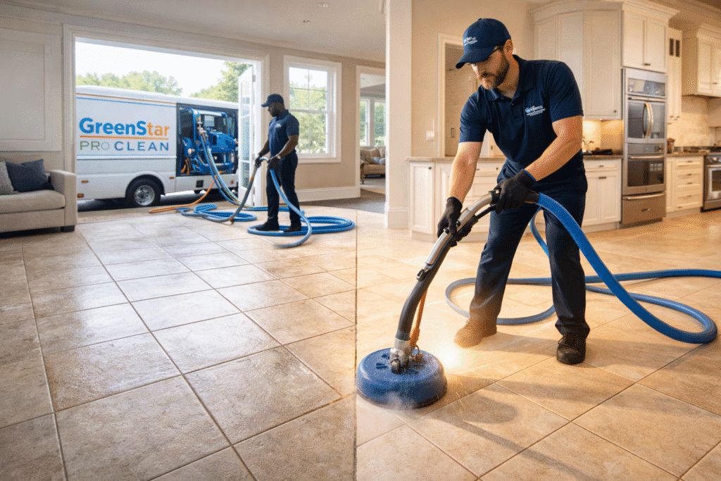 GreenStar HomePro Tile and Grout Cleaning, Deep Steam Cleaning Lake County, Cook County, DuPage County
