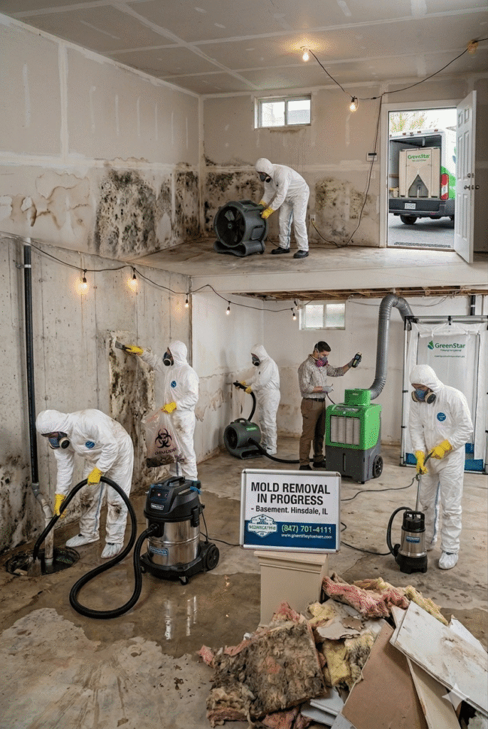 Deerfield- Lincolnshire- Green Oaks Mold Removal Water Damage- Libertyville Mold Remediation Water Damage Restoration