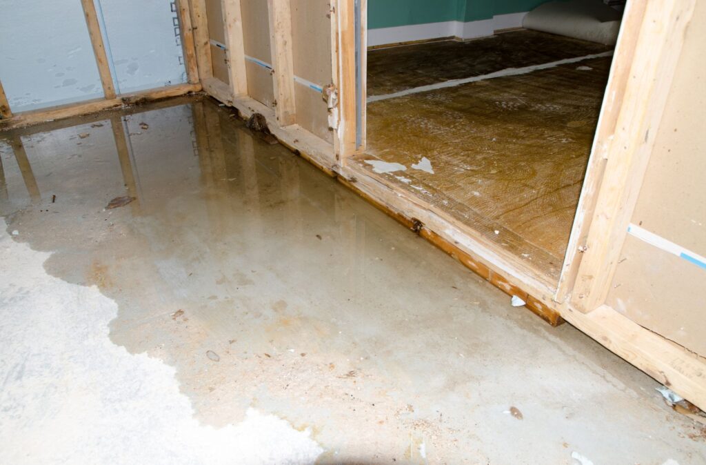 flooded basement